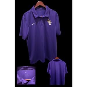 LSU Team Issued Purple Polo – 2025 National Championship Team XL (like new)